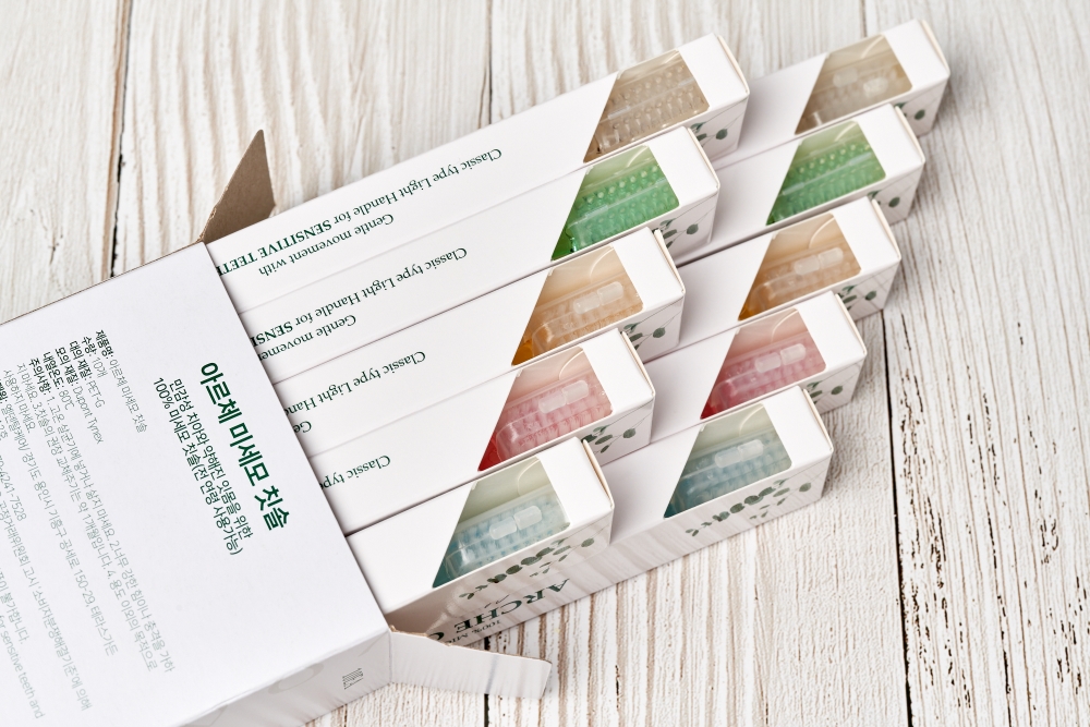 아르체 크리스탈칫솔1박스(10개) Arche  Crystal Toothbrush