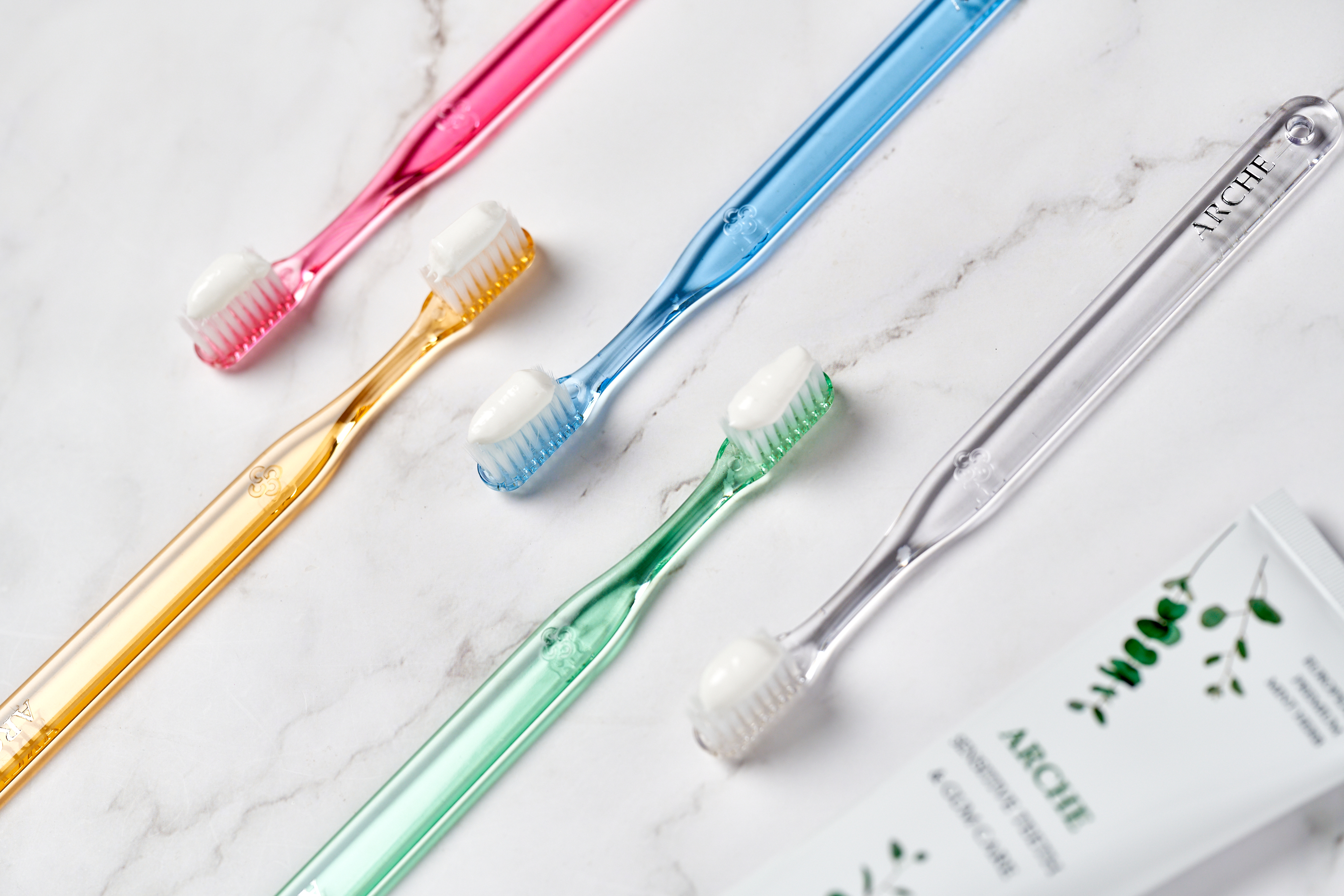 아르체 크리스탈칫솔1박스(10개) Arche  Crystal Toothbrush