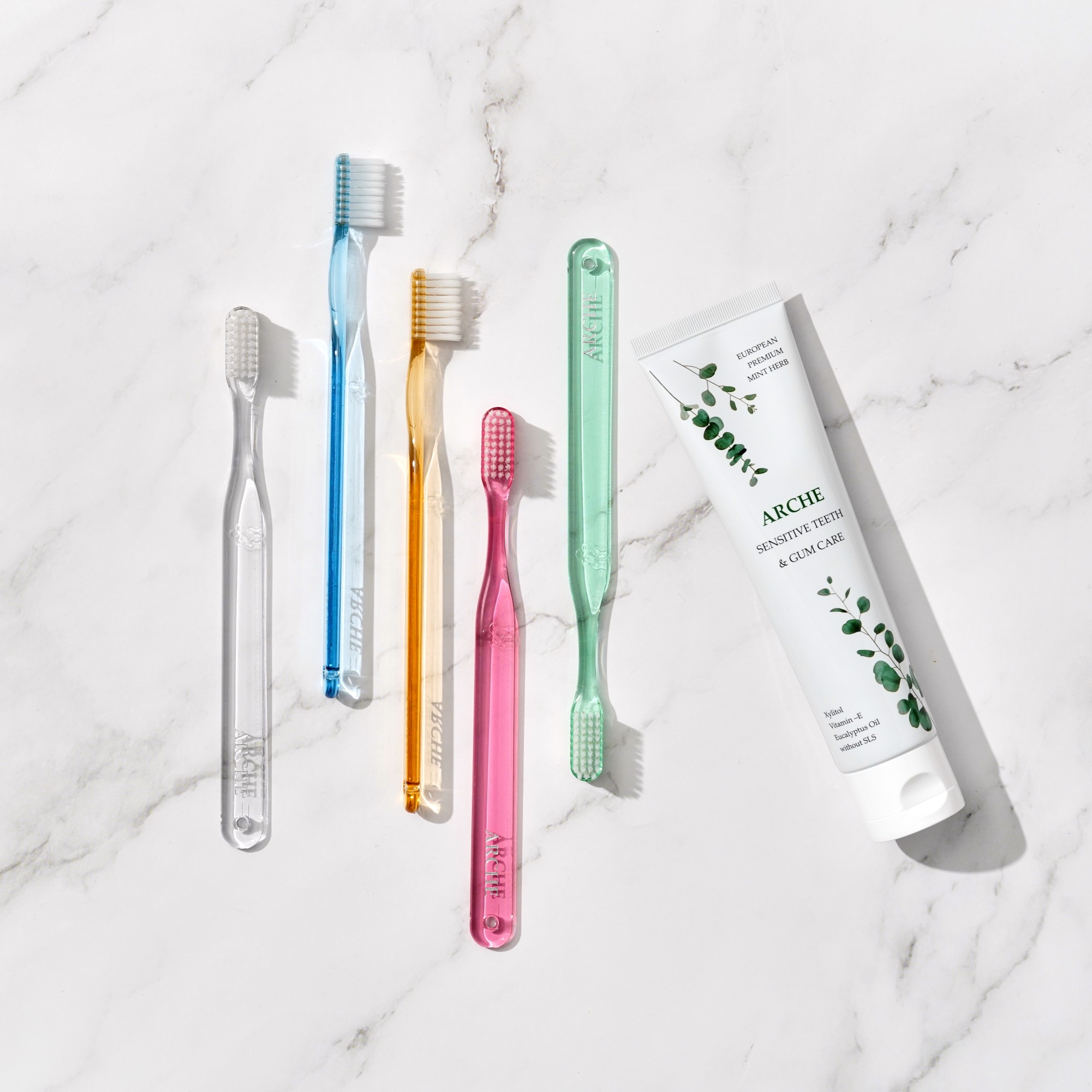아르체 크리스탈칫솔1박스(10개) Arche  Crystal Toothbrush